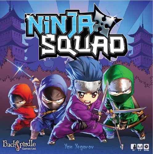 2!BSG1802 Ninja Squad Board Game published by Backspindle Games