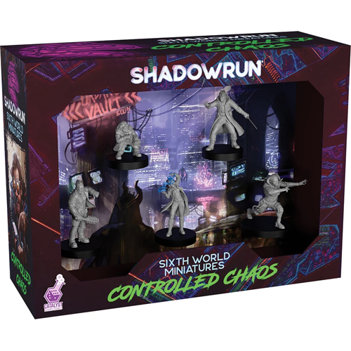 2!CAT28802 Shadowrun RPG: Controlled Chaos Miniatures published by Catalyst Game Labs