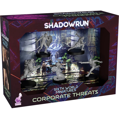 2!CAT28803 Shadowrun RPG: Corporate Threats Miniatures published by Catalyst Game Labs