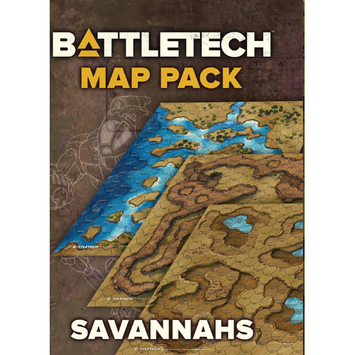 1!CAT35156 BattleTech: Map Pack Savannahs published by Catalyst Game Labs