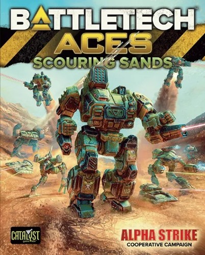 2!CAT35490 BattleTech: Alpha Strike Aces: Scouring Sands Alpha Strike Expansion published by Catalyst Game Labs