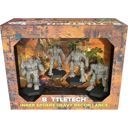 2!CAT35758 BattleTech: Inner Sphere Heavy Recon Lance published by Catalyst Game Labs