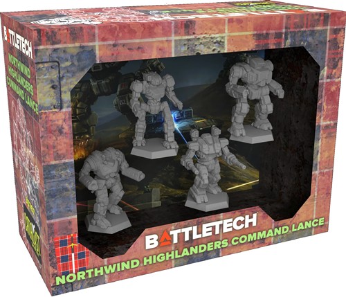 2!CAT35767 BattleTech: Northwind Highlanders Command Lance published by Catalyst Game Labs