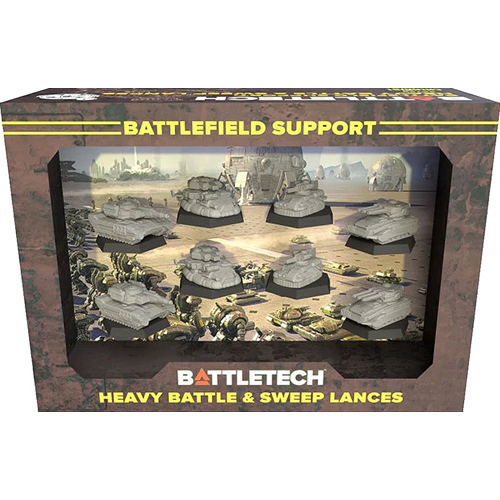 1!CAT35778 BattleTech: Battlefield Support Heavy Battle And Sweep Lances published by Catalyst Game Labs