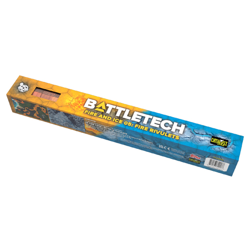 CAT35801N BattleTech: BattleMat Fire and Ice 05: Fire Rivulets published by Catalyst Game Labs