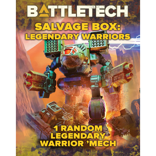 2!CAT37608S BattleTech: Salvage Box: Legendary Warriors Blind Box published by Catalyst Game Labs
