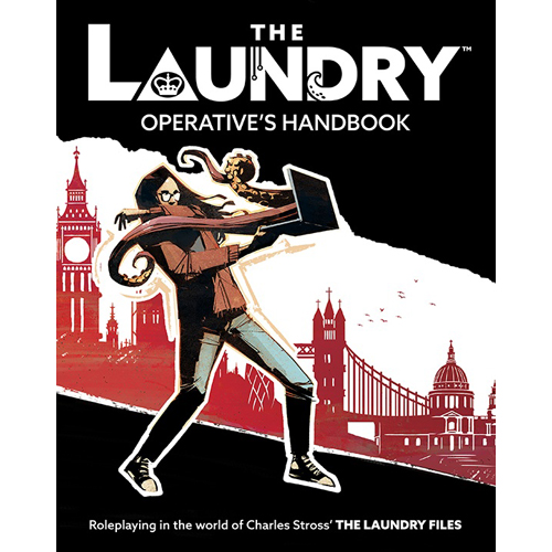 1!CB70801 The Laundry RPG: Operative's Handbook published by Cubicle 7 Entertainment