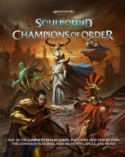 CB72518 Warhammer Age Of Sigmar RPG: Soulbound Champions Of Order published by Cubicle 7 Entertainment