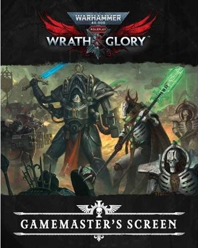CB72604 Warhammer 40000 Roleplay RPG: Wrath And Glory Gamemaster Screen published by Cubicle 7 Entertainment