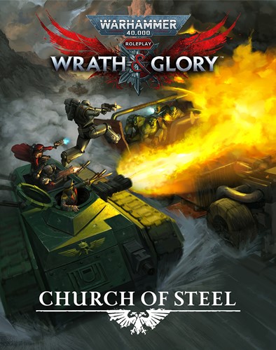 CB72607 Warhammer 40000 Roleplay RPG: Wrath And Glory Church Of Steel published by Cubicle 7 Entertainment