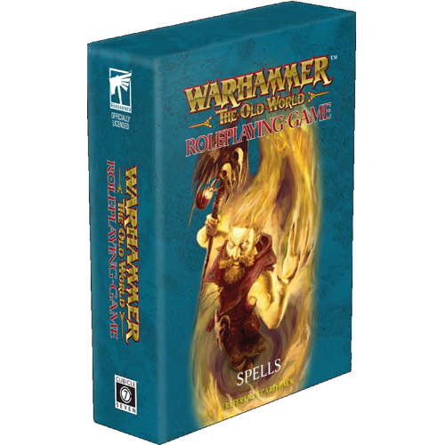 CB72908 Warhammer The Old World RPG: Spells Card Deck published by Cubicle 7 Entertainment