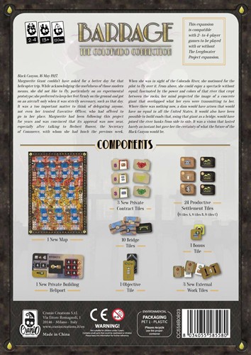 2!CGA19004 Barrage Board Game: The Colorado Connection Expansion published by Cranio Creations