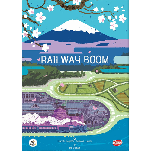 2!CGA25001 Railway Boom Board Game published by Crowd Games