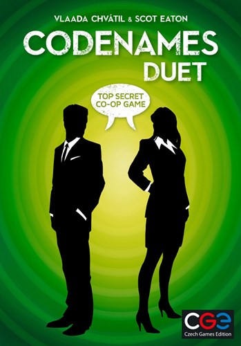 CGE00040 Codenames Card Game: Duet published by Czech Game Editions