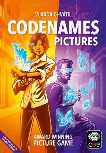 2!CGE00131 Codenames Pictures Card Game: 2025 Edition published by Czech Game Editions