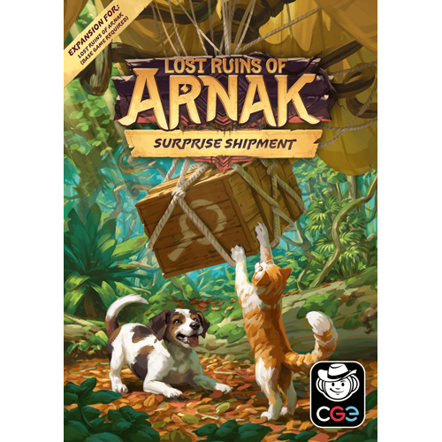 1!CGE00150 Lost Ruins Of Arnak Board Game: Surprise Shipment Expansion published by Czech Game Editions