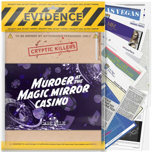 3!CKUKCASINO Cryptic Killers: Murder At The Magic Mirror Casino published by LA Brands Ltd