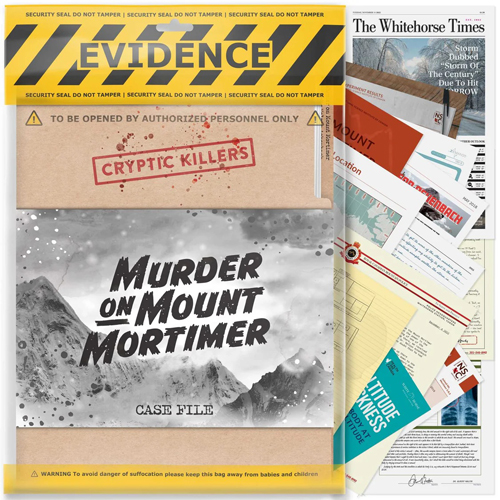 3!CKUKMOUNTAIN Cryptic Killers: Murder On Mount Mortimer published by LA Brands Ltd