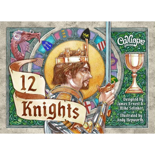 2!CLP113 12 Knights Card Game published by Calliope Games