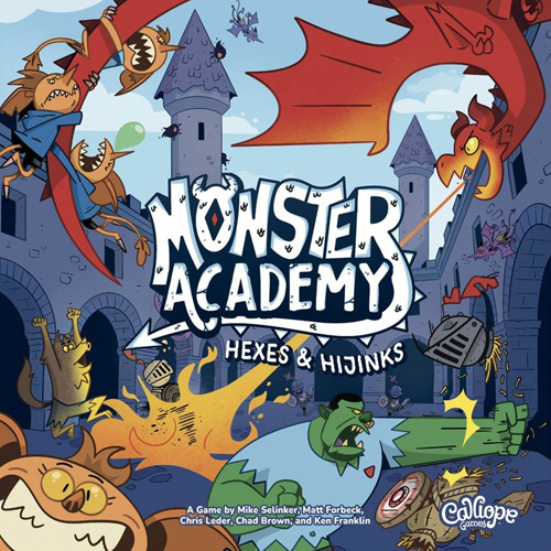 2!CLP150 Monster Academy: Hexes And Hijinks Board Game published by Calliope Games