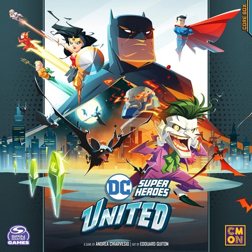 2!CMNDCU002 DC Super Heroes United Board Game published by CoolMiniOrNot