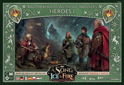 CMNSIF015 Song Of Ice And Fire Board Game: Brotherhood Without Banners Heroes 1 published by CoolMiniOrNot