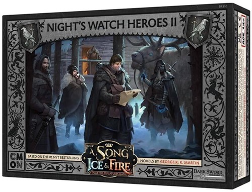 2!CMNSIF310 Song Of Ice And Fire Board Game: Night's Watch Heroes Box 2 Expansion published by CoolMiniOrNot