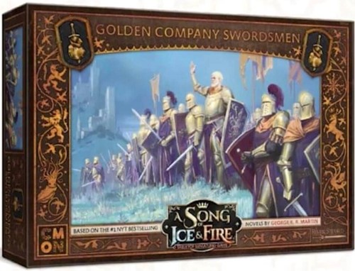 2!CMNSIF516 Song Of Ice And Fire Board Game: Golden Company Swordsmen Expansion published by CoolMiniOrNot