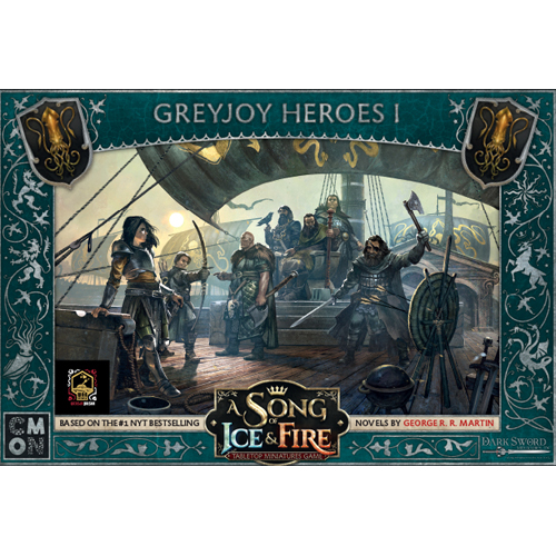 CMNSIF909 Song Of Ice And Fire Board Game: Greyjoy Heroes #1 Expansion published by CoolMiniOrNot
