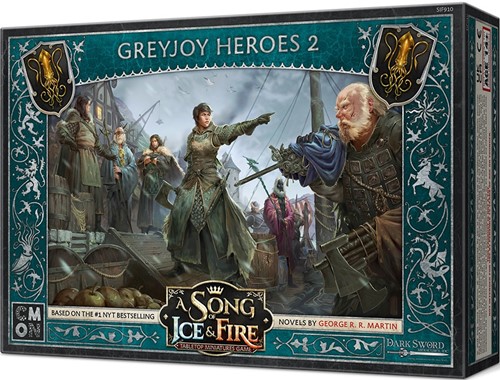 2!CMNSIF910 Song Of Ice And Fire Board Game: Greyjoy Heroes #2 Expansion published by CoolMiniOrNot