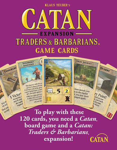 CN3123 Catan 5th Edition Board Game: Traders And Barbarians Replacement Card Deck published by Catan Studios