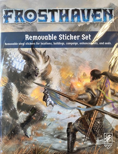 CPH0503 Frosthaven Board Game: Removable Sticker Set And Map published by Cephalofair Games
