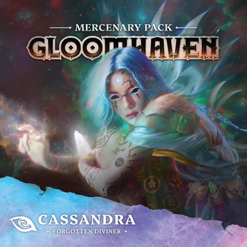 2!CPH2006 Gloomhaven Board Game: Mercenary Pack: Cassandra - Forgotten Diviner published by Cephalofair Games