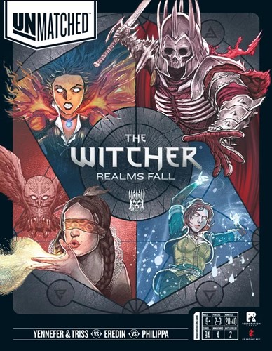 2!CSGUNMATCHWIT2 Unmatched Board Game: The Witcher - Realms Fall published by Iello