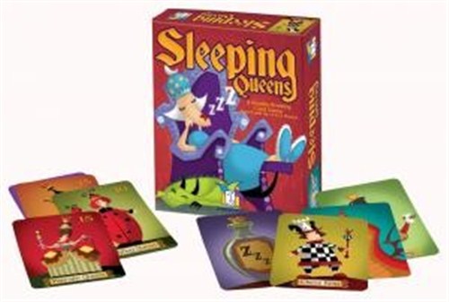 CSPSLQ Sleeping Queens Card Game published by Gamewright