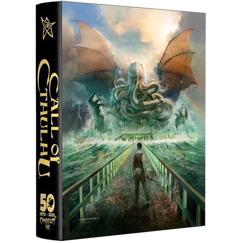 2!CT23192X Call Of Cthulhu RPG: 50th Anniversary Slipcase Set published by Chaosium