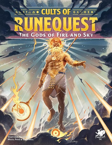 3!CT4047H RuneQuest RPG: Cults Of RuneQuest: The Gods Of Fire And Sky published by Chaosium