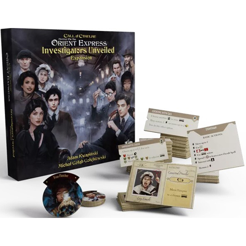 2!CT9001 Horror On The Orient Express Board Game: Investigators Unveiled Expansion published by Chaosium