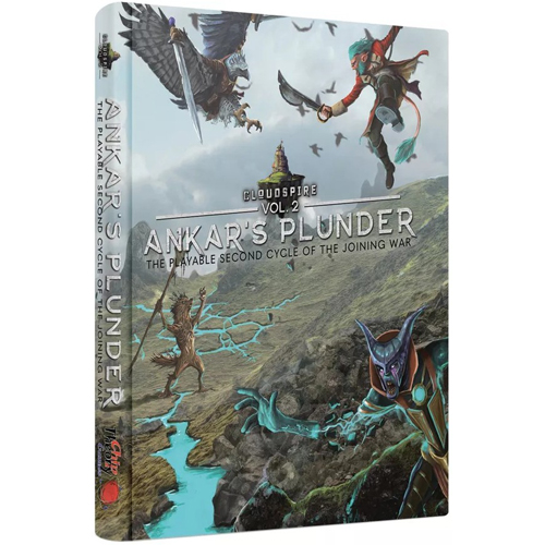 2!CTGCLDADD009 Cloudspire Board Game: Volume 2: Ankar's Plunder Hardcover Lore And Scenario Book published by Chip Theory Games
