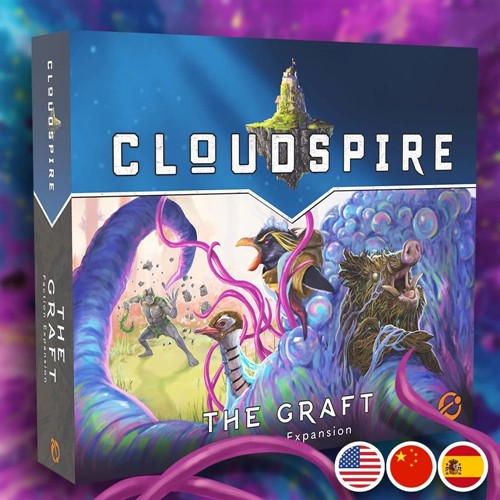 2!CTGCLDADD013 Cloudspire Board Game: The Graft Faction Expansion published by Chip Theory Games