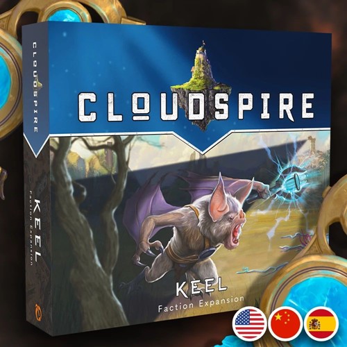 2!CTGCLDADD015 Cloudspire Board Game: The Keel Faction Expansion published by Chip Theory Games