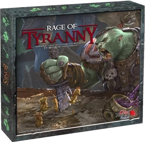 2!CTGTMBADD030 Too Many Bones Board Game: Rage Of Tyranny Expansion published by Chip Theory Games