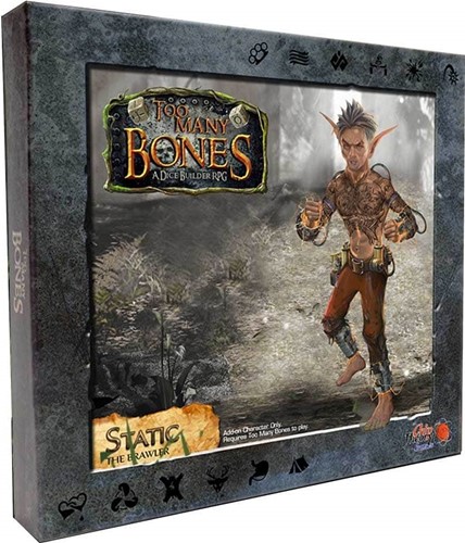 2!CTGTMBADD033 Too Many Bones Board Game: Static Expansion published by Chip Theory Games