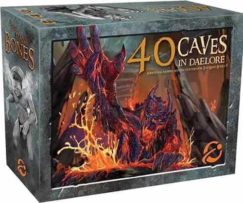 2!CTGTMBADD038 Too Many Bones Board Game: 40 Caves In Daelore Expansion published by Chip Theory Games