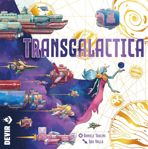 2!DEVBFTGML Transgalactica Board Game published by Devir Games