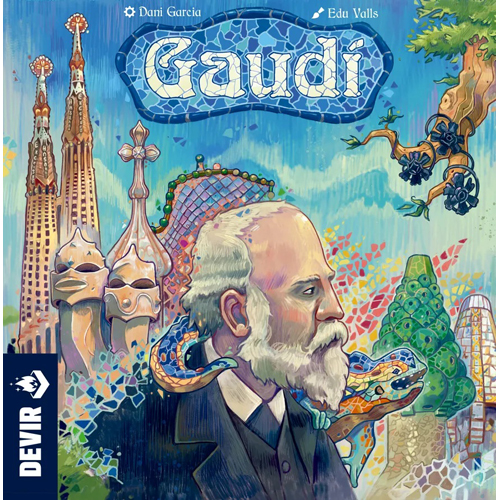 2!DEVBGGAUD Gaudi Board Game published by Devir Games