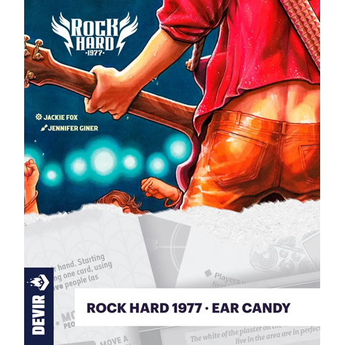 2!DEVBGRHEC Rock Hard 1977 Board Game: Ear Candy Expansion published by Devir Games