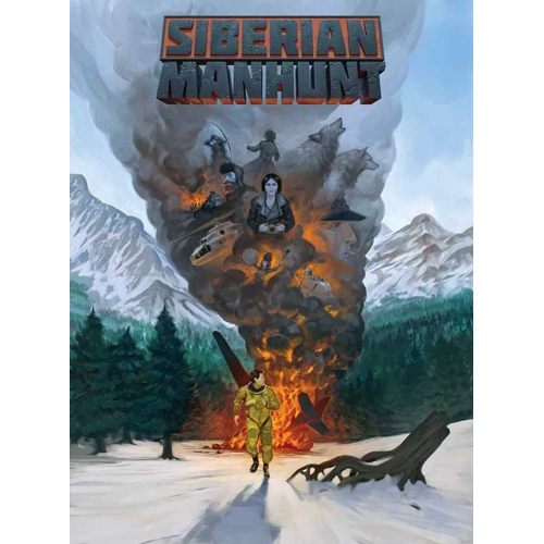 2!DGSMSTDENV1 Siberian Manhunt Board Game Standard Edition published by Dangerous Games