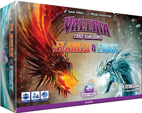 DLYVCK110 Valeria: Card Kingdoms Card Game: 2nd Edition Flames And Frost Expansion published by Daily Magic Games