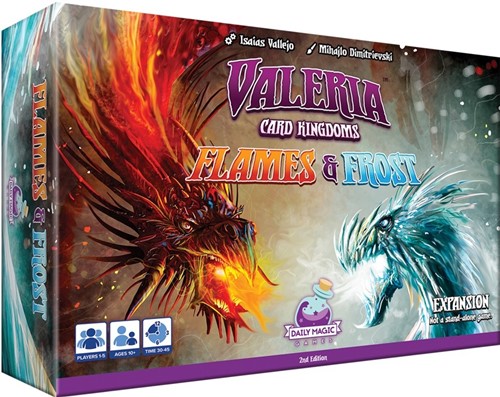 DLYVCK110 Valeria: Card Kingdoms Card Game: 2nd Edition Flames And Frost Expansion published by Daily Magic Games